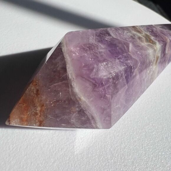Amethyst Crazy Lace Agate Crystal Wand (#1)‎ - Picture 7 of 13